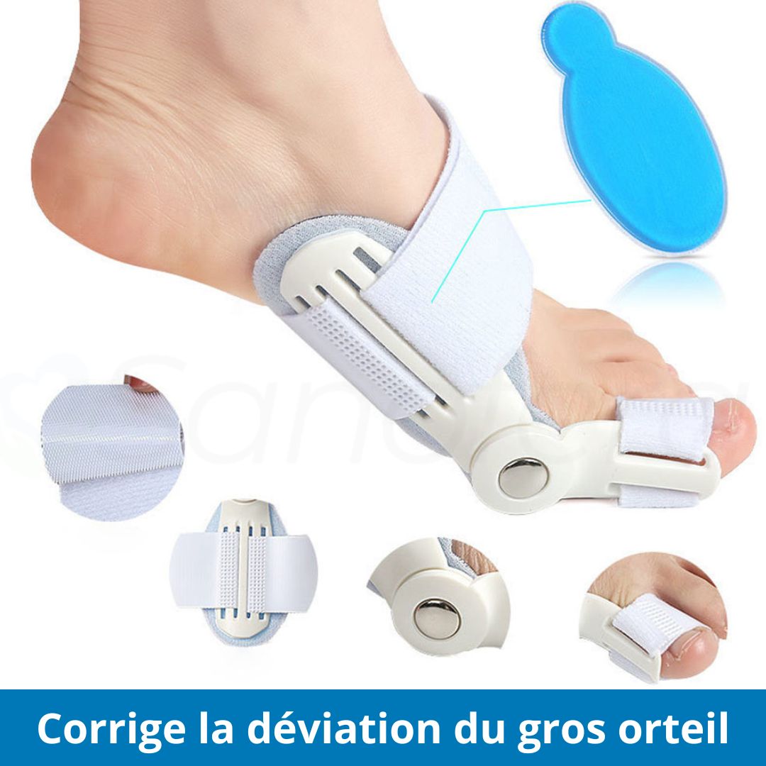 Orthèse Sanofera™ : Douleur et correction orteils