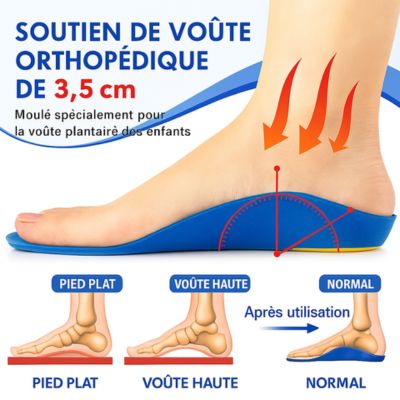 Languette orthopédique pour mieux marcher sans douleur