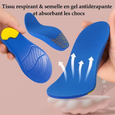 Semelles Orthopédiques Enfant – Soutien Parfait pour de Petits Pieds en Croissance