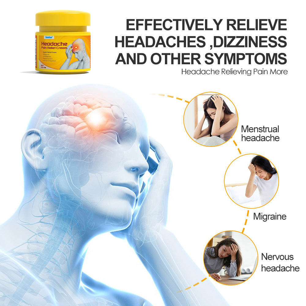 Headache Pain Relief Cream™ – Dites adieu aux migraines et céphalées
