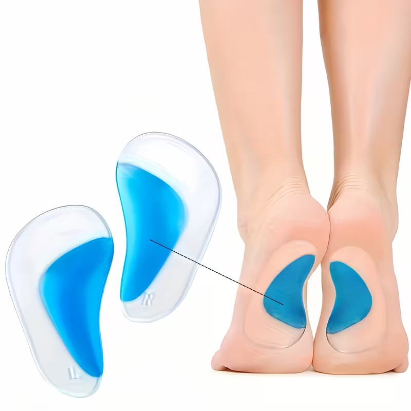 Semelle gel silicone - vue arrière talon