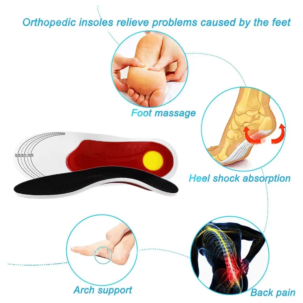 Semelles OrthoConfort Plus™ – Soulage les pieds plats en un instant