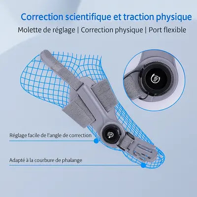 Correcteur de Hallux Confortable stade Léger à modéré CM