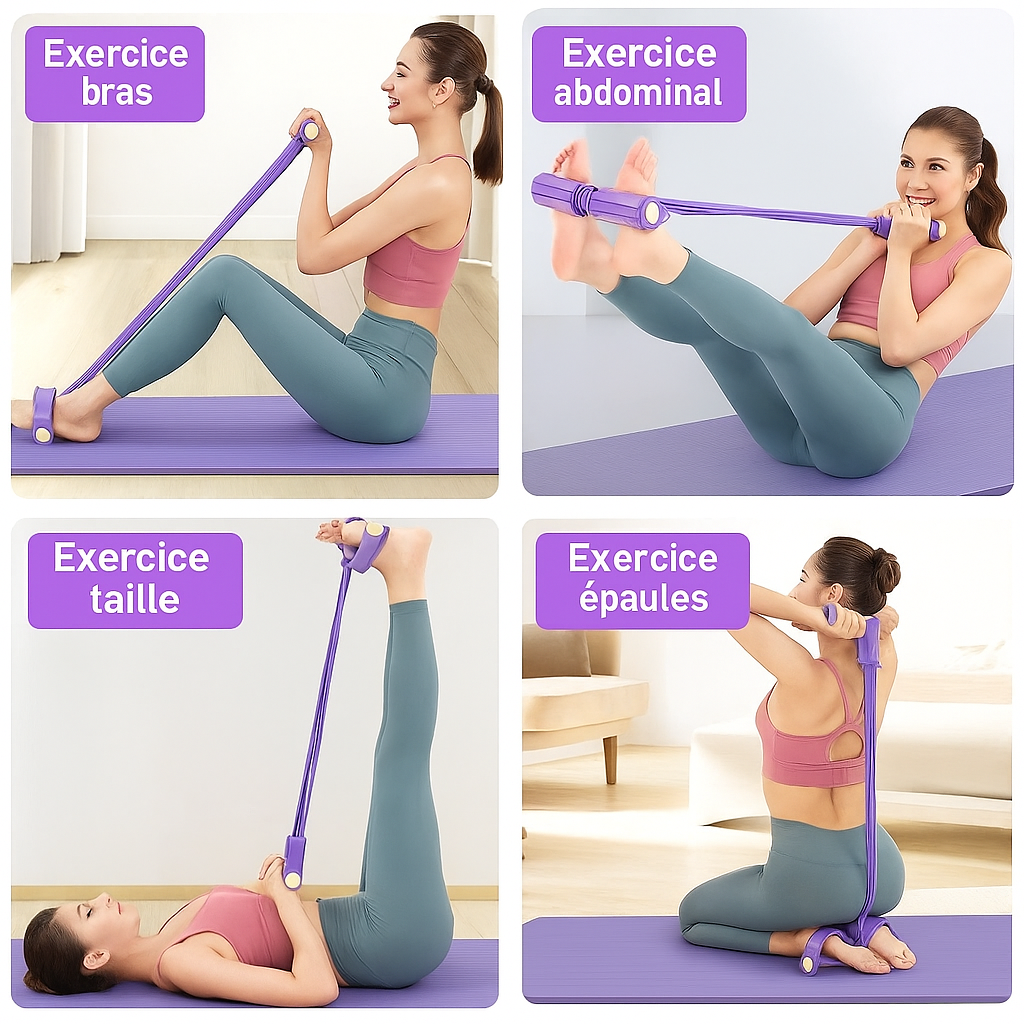 Élastique Brûle-Graisse™ – Tonifiez abdos et corps en quelques minutes par jour