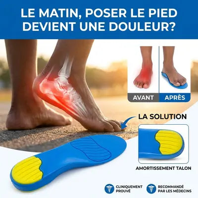 Languette orthopédique pour mieux marcher sans douleur