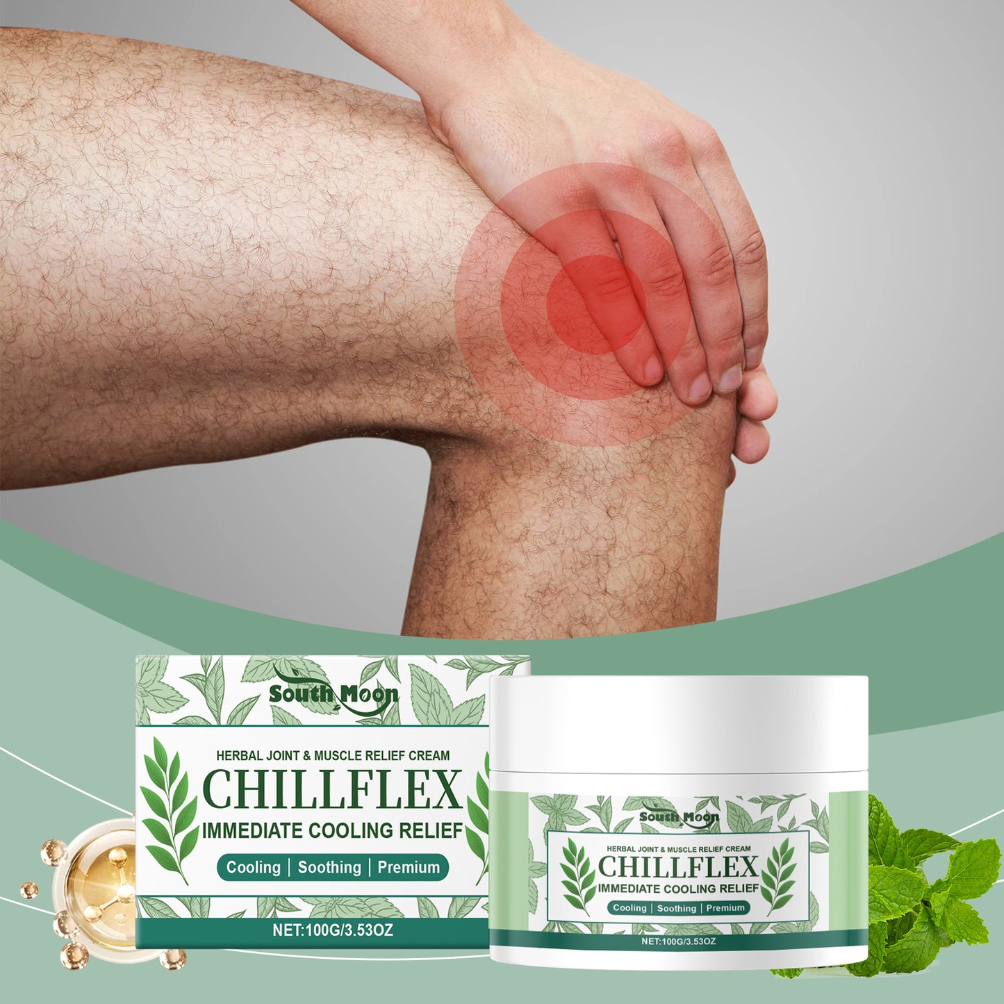 CHILLFLEX™ – Soulagement immédiat des douleurs musculaires et articulaires