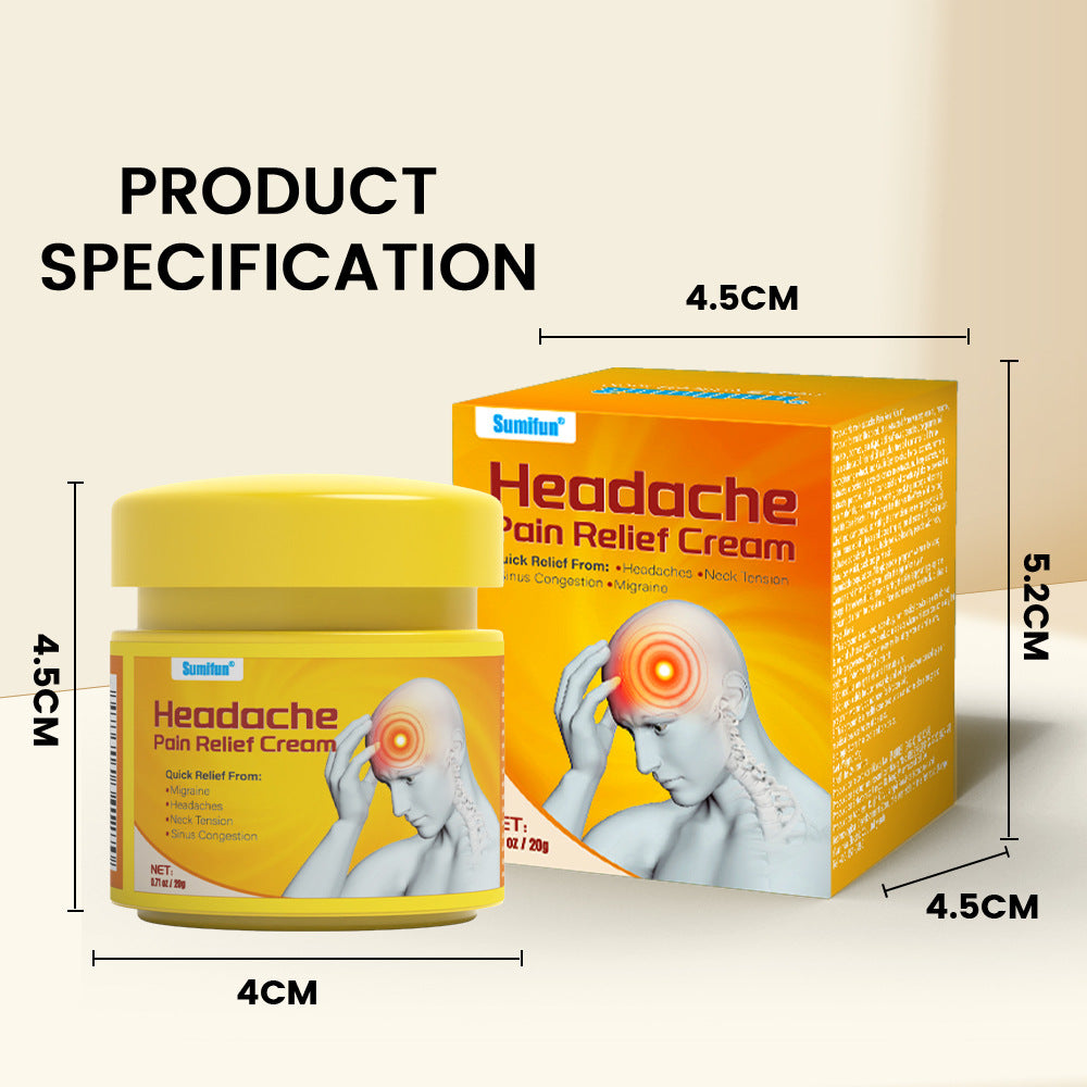Headache Pain Relief Cream™ – Dites adieu aux migraines et céphalées