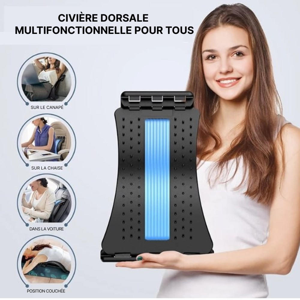 Civière Dorsale Sanofera™ – Soulagez Votre Dos en Quelques Minutes!