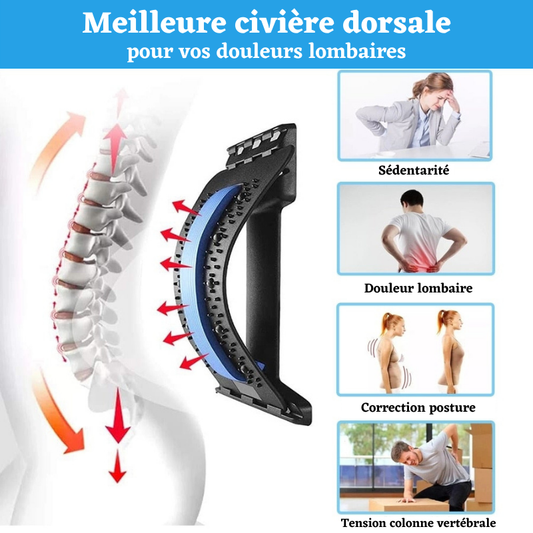 Civière Dorsale Sanofera™ – Soulagez Votre Dos en Quelques Minutes!