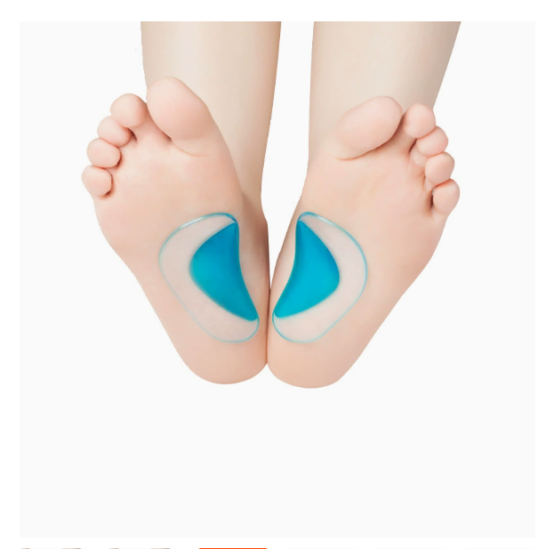 Semelle en gel silicone pour enfant - soutien voûte plantaire